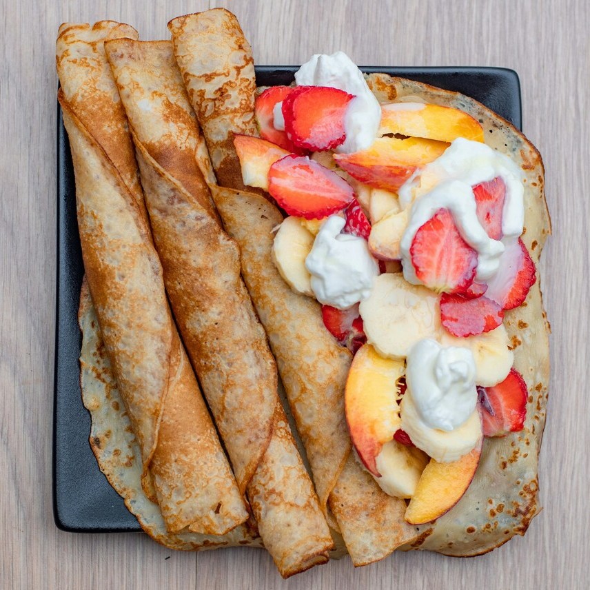 Crêpes roulées gourmandes