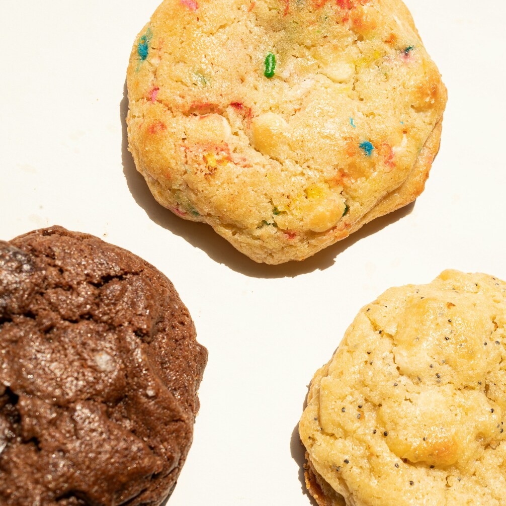 Trio de cookies maison