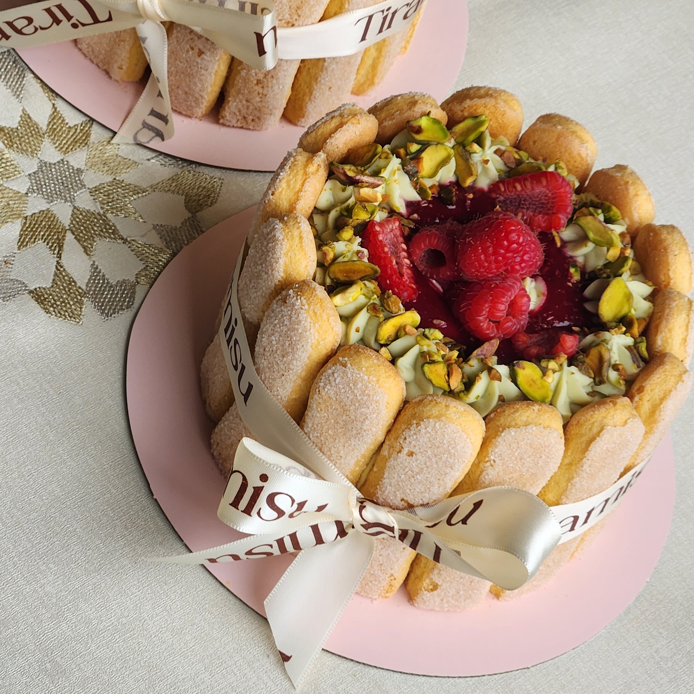Pistache framboise