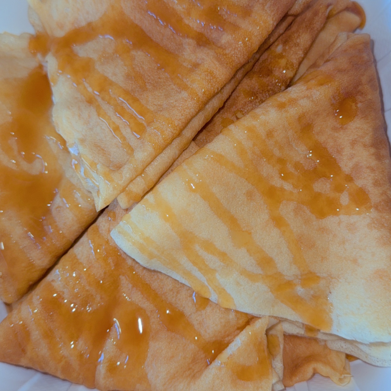 Crêpe caramel